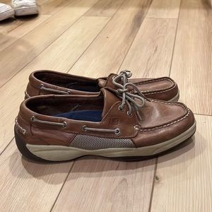 Sperry Top-sided Boat shoes, size Mens 10.5M, brown leather